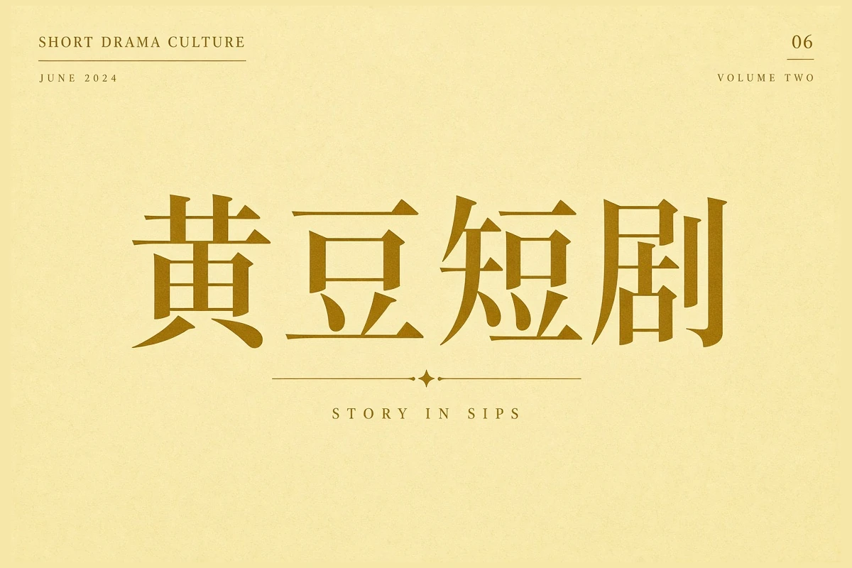 黄豆短剧品牌说明画面